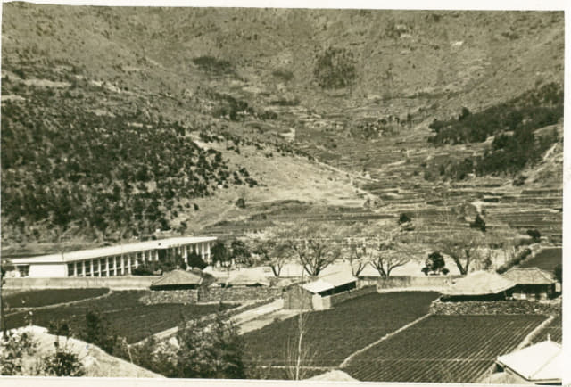 고성 대장초등학교 과거-철거작업-철거후
