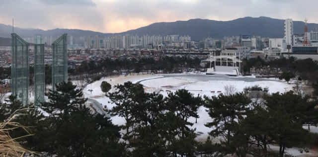 7일 오전 8시경 창원 의창구 신월동 일대.