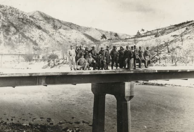 사진2-1950년 곡성경찰서 대원들의 모습. /전쟁기념관 소장/