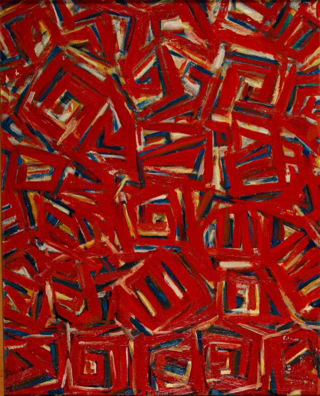 유택렬, 돌멘(Dolmen), 1969, 캔버스에 유채, 91×73cm.