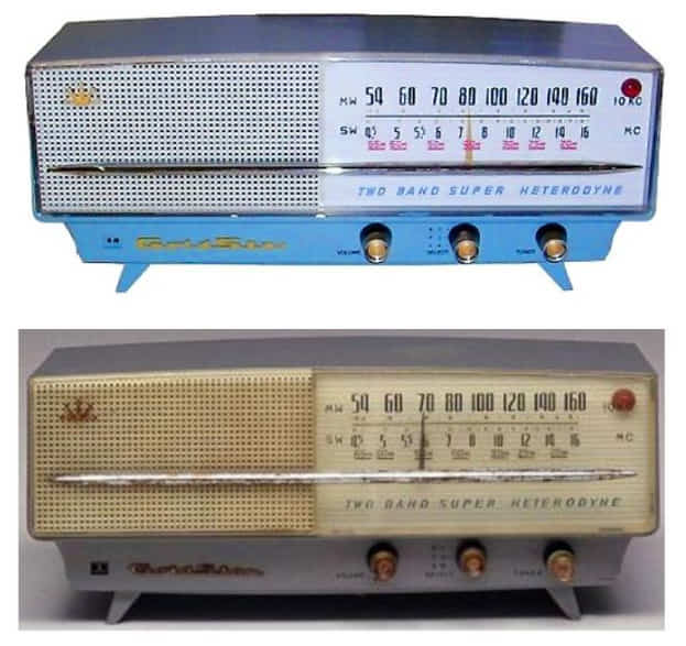 국내 최초로 생산된 금성사 라디오.